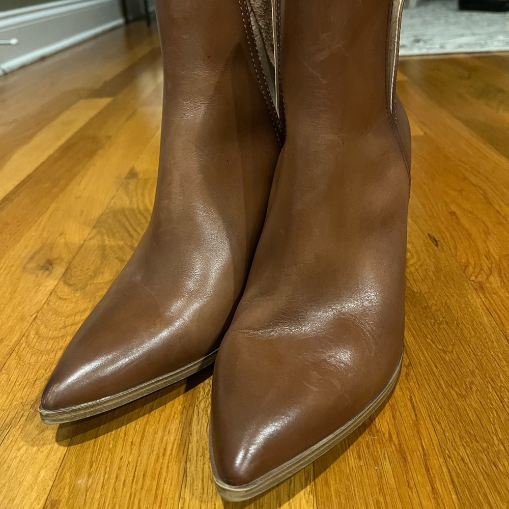 Brown Ankle  Boots